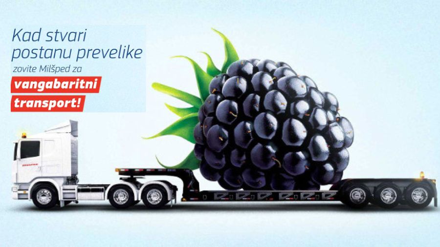 Milšped transport vangabaritnog tereta Milšped transport vangabaritnog tereta